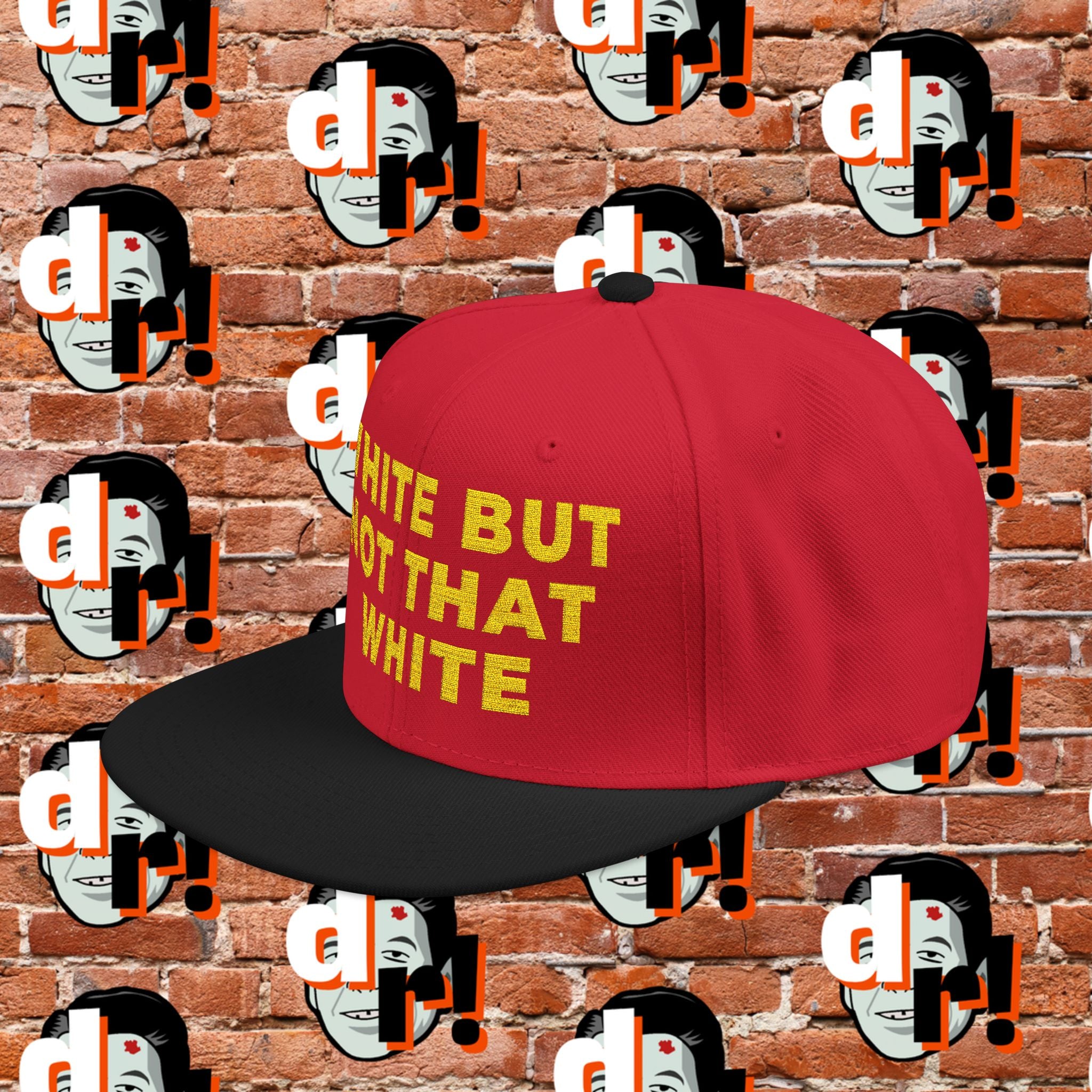 White But Not That White (Yellow Letter) Snapback