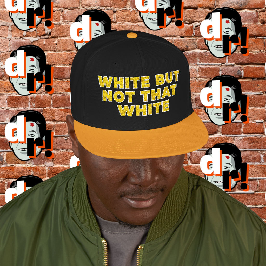 White But Not White (Yellow Letter w/o) Snapback