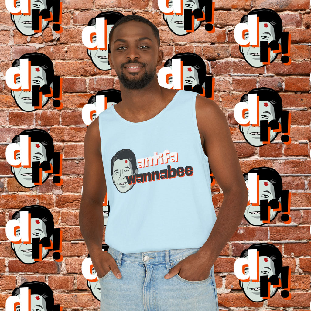 Antifa Wannabee Graphic Tank Top