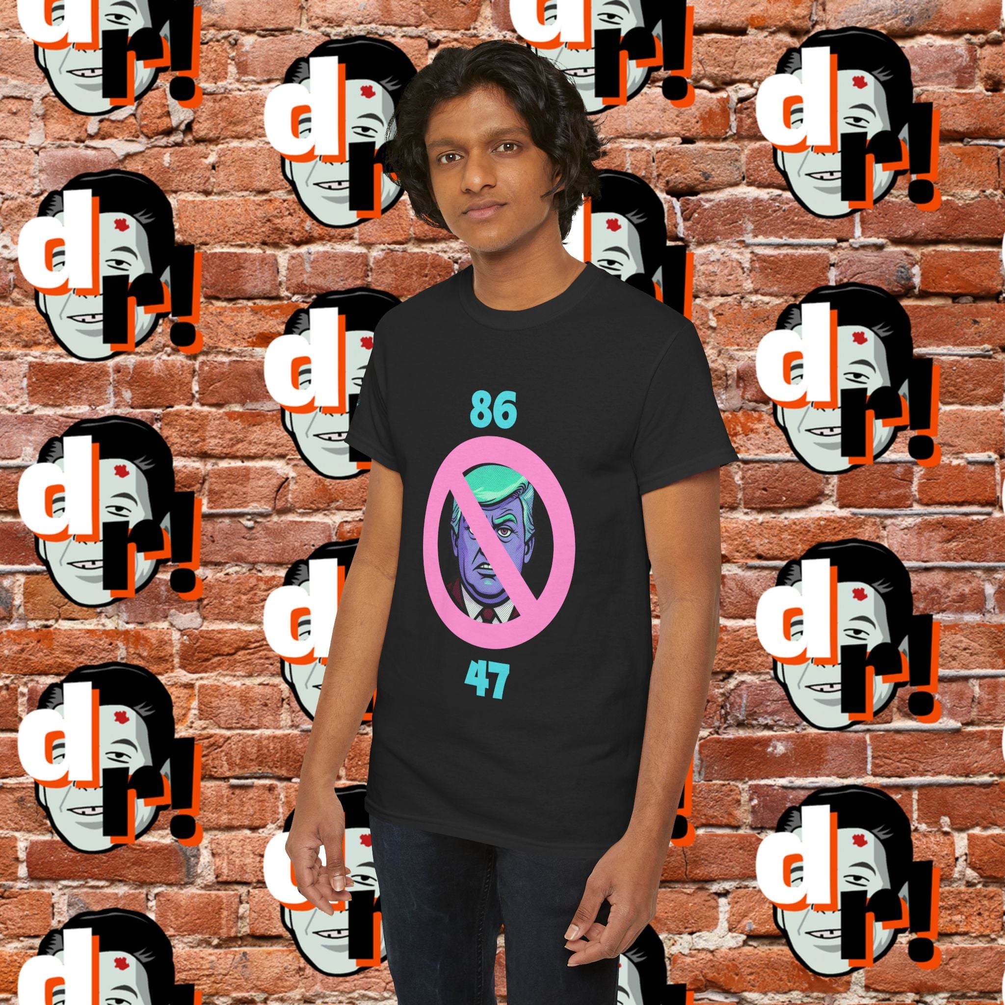 86/47 Teal & Pink Variant Unisex Heavy Cotton Tee