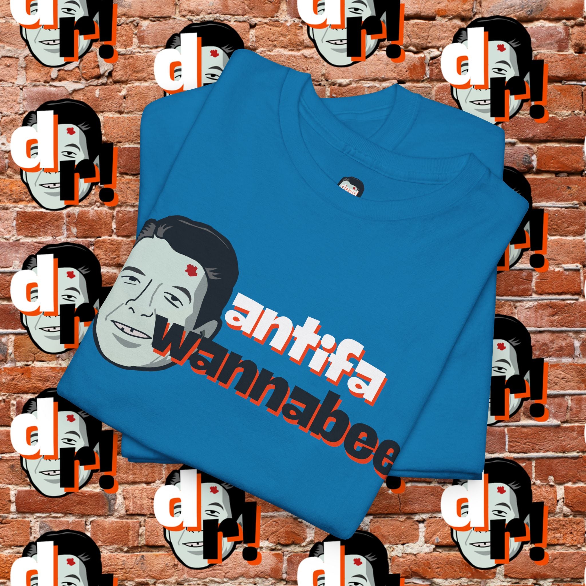 Antifa Wannabee (Orange) Unisex Heavy Cotton Tee
