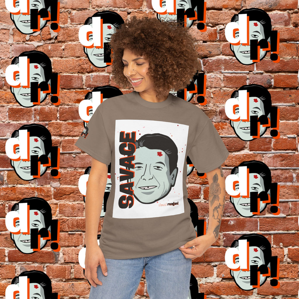 Savage Dead Reagan Graphic Tee White
