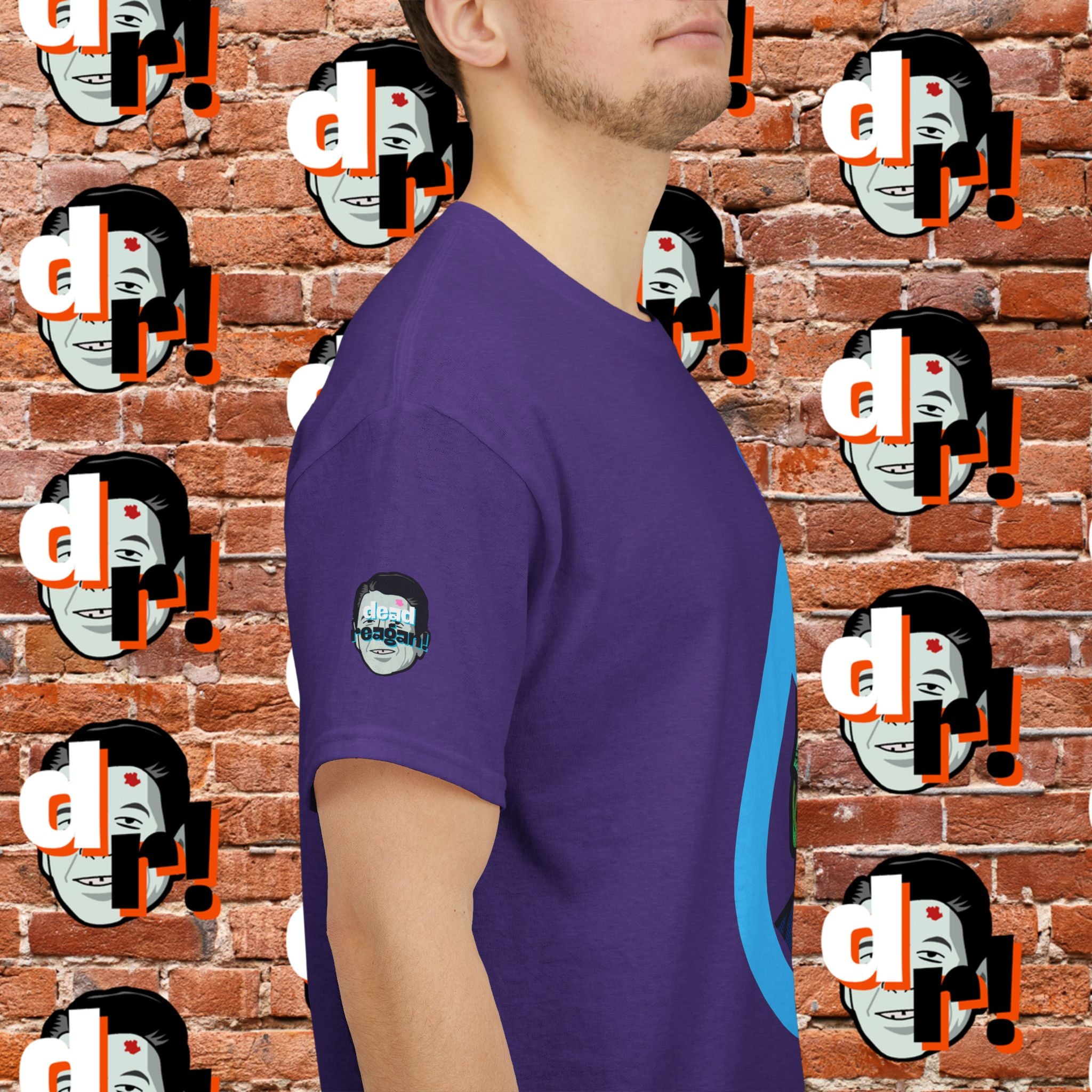 86/47 Lime & Blue Unisex Heavy Cotton Tee
