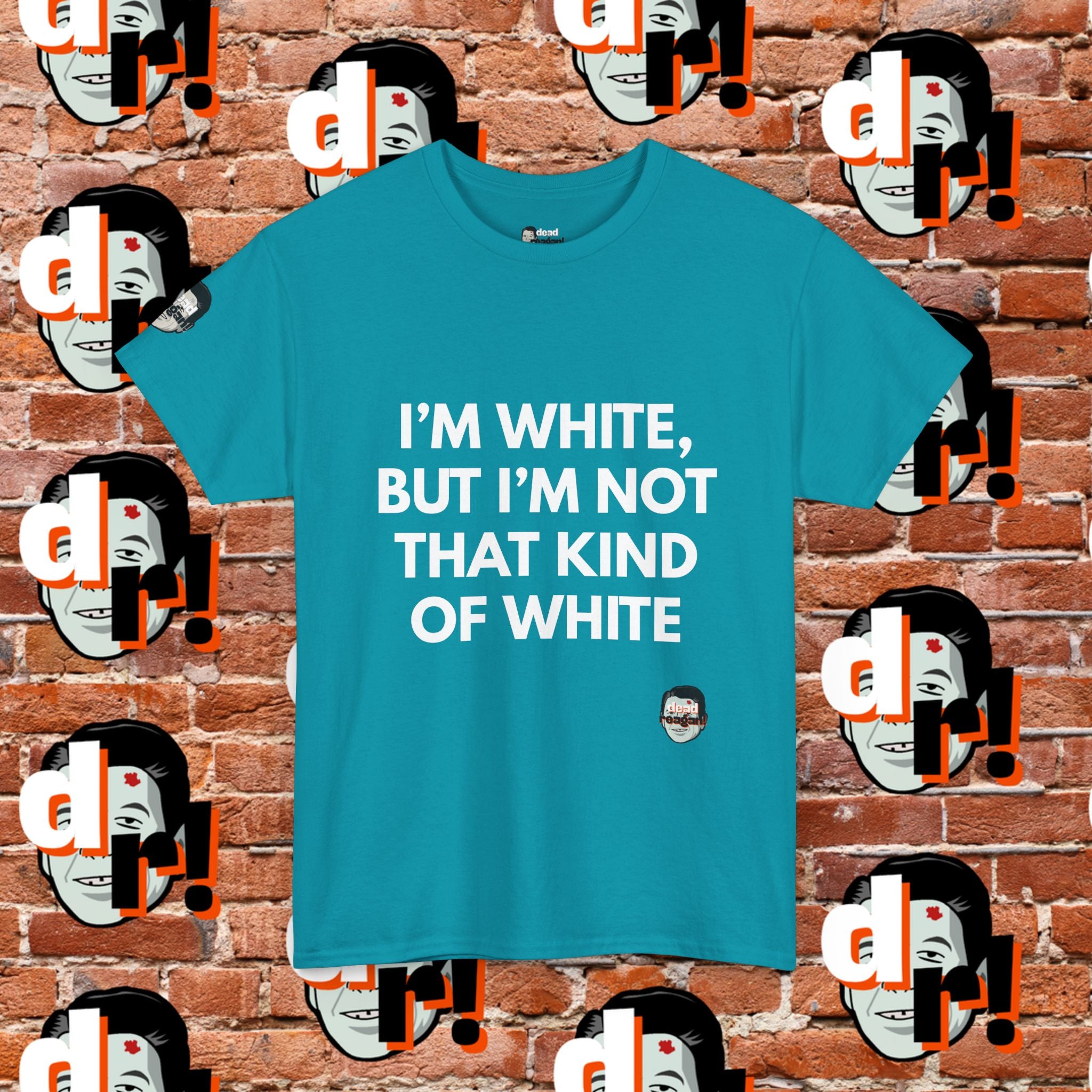 I’m White but… (White Letter) Unisex Heavy Cotton Tee