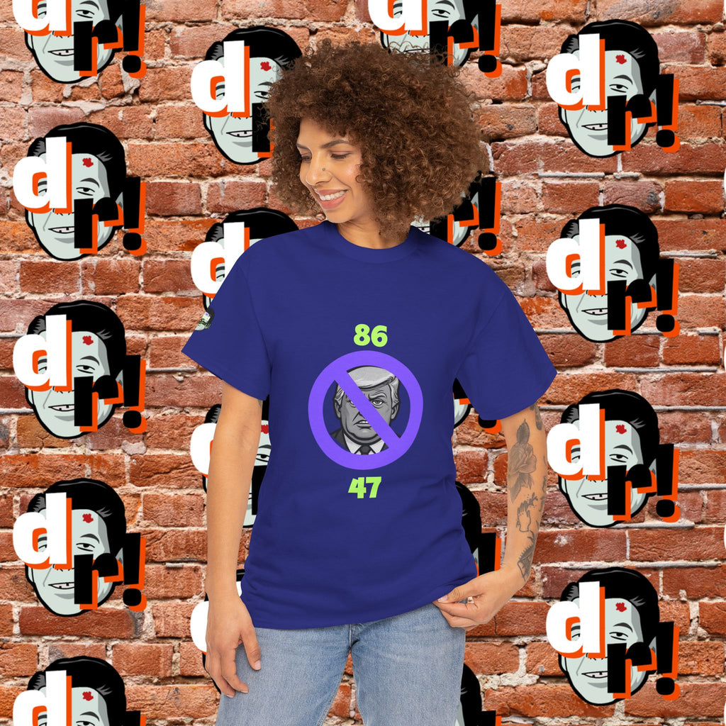 86/47 Lime & Purple  Variant Unisex Heavy Cotton Tee