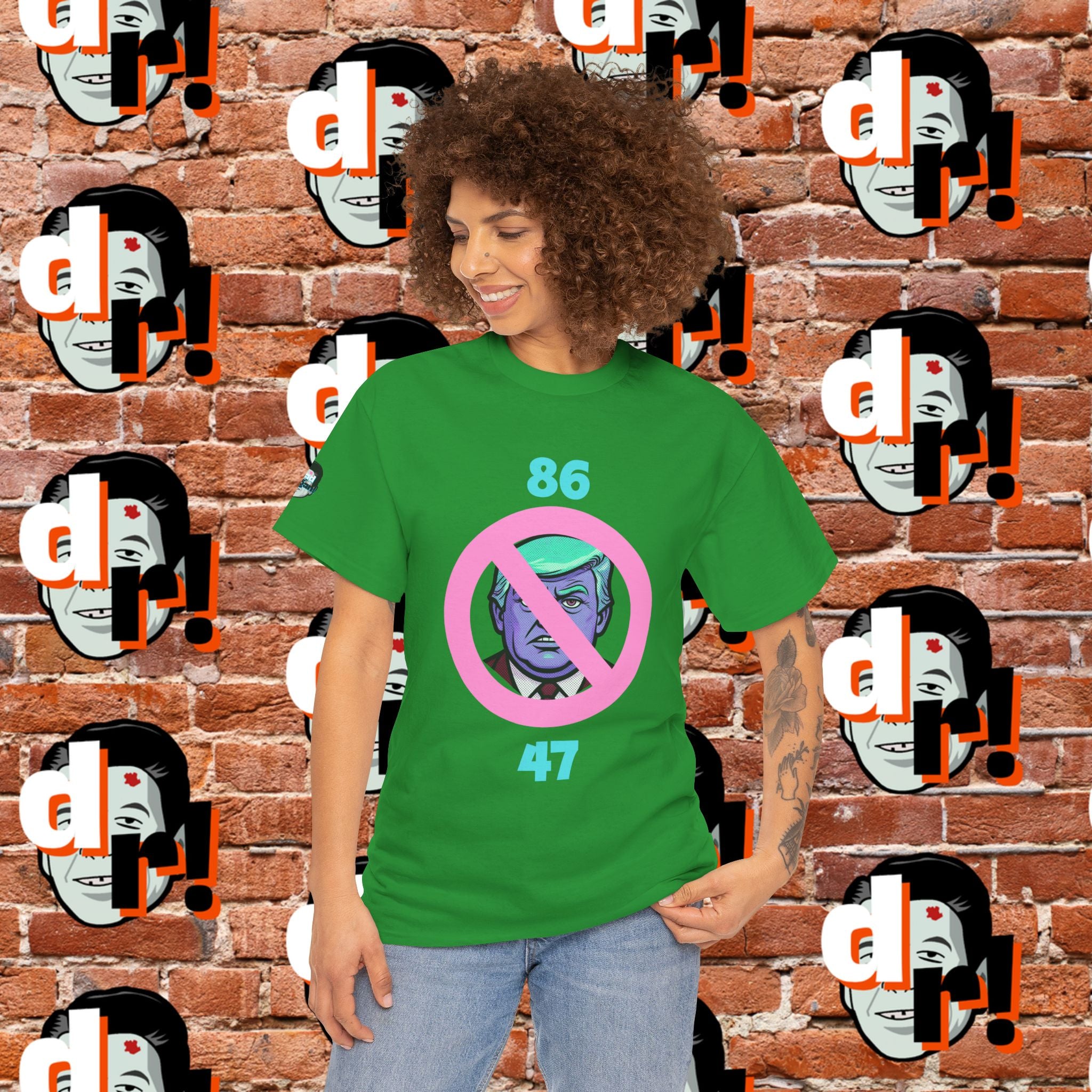 86/47 Teal & Pink Variant Unisex Heavy Cotton Tee