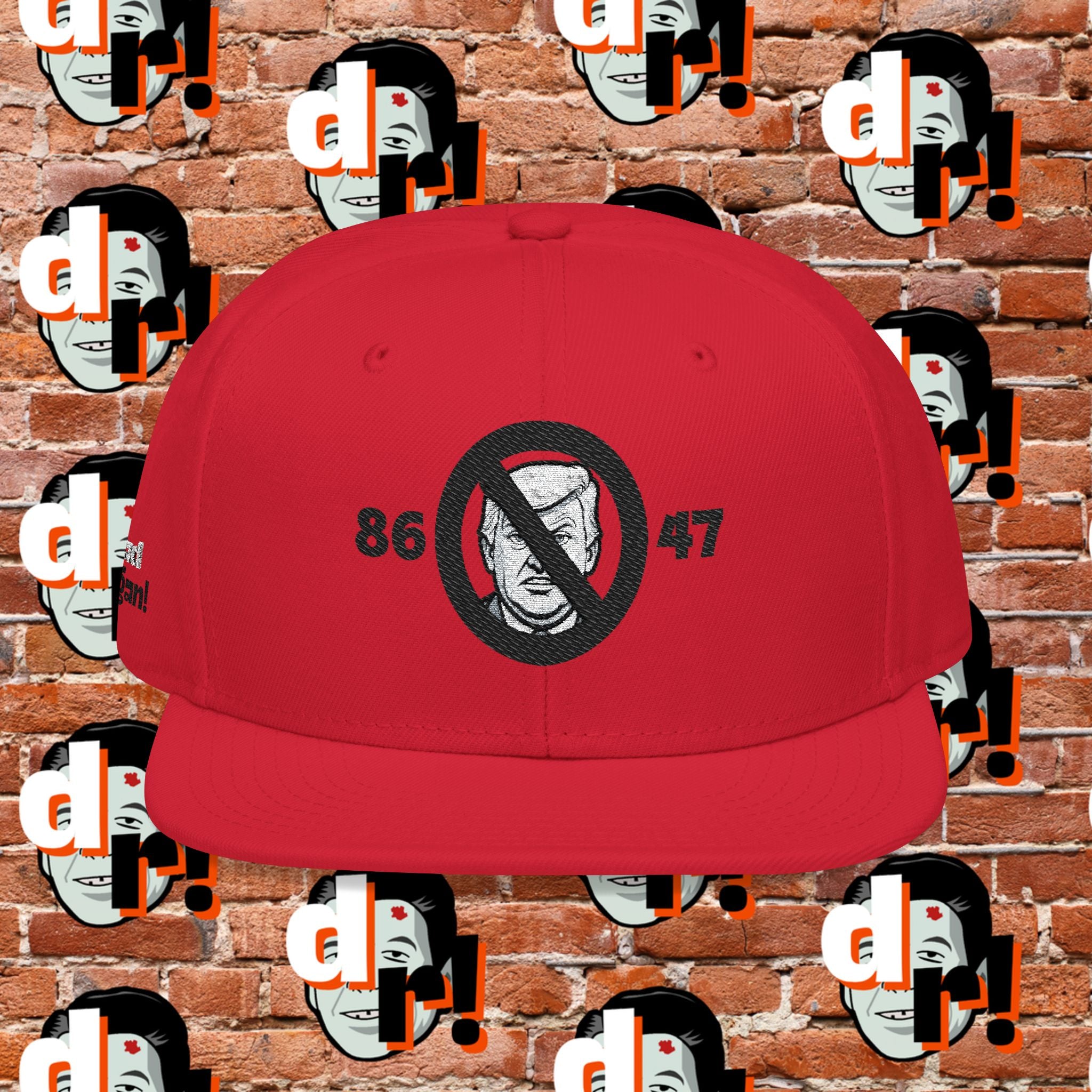 86/47 Dark Monochrome Snapback