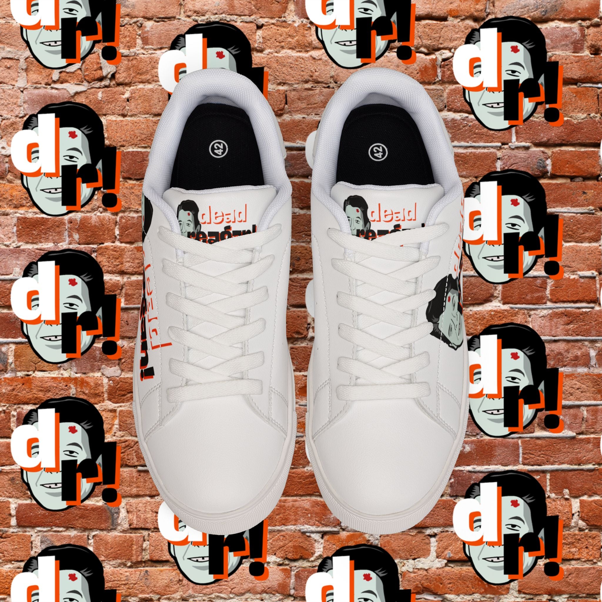 Dead Reagan Men's Low-Top Pleather Sneakers