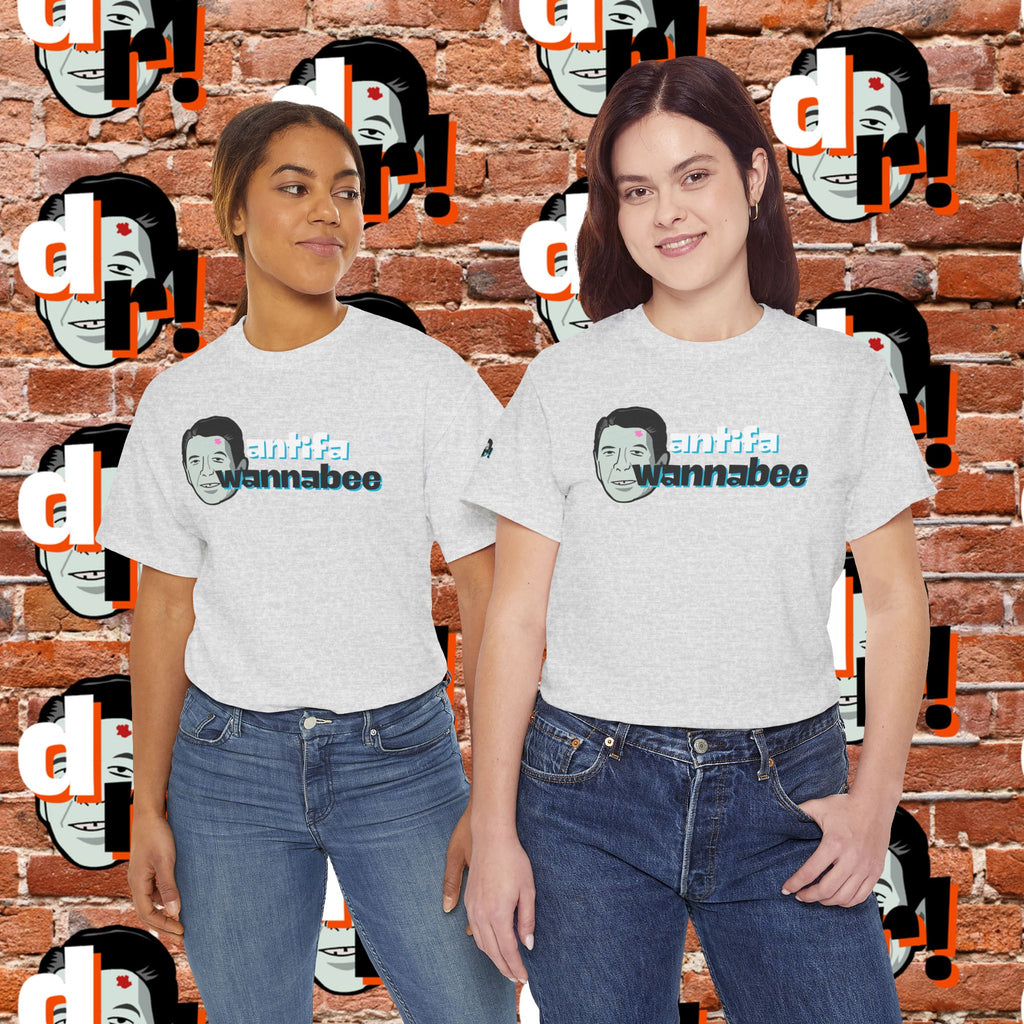 Antifa Wannabee (Teal) Unisex Heavy Cotton Tee