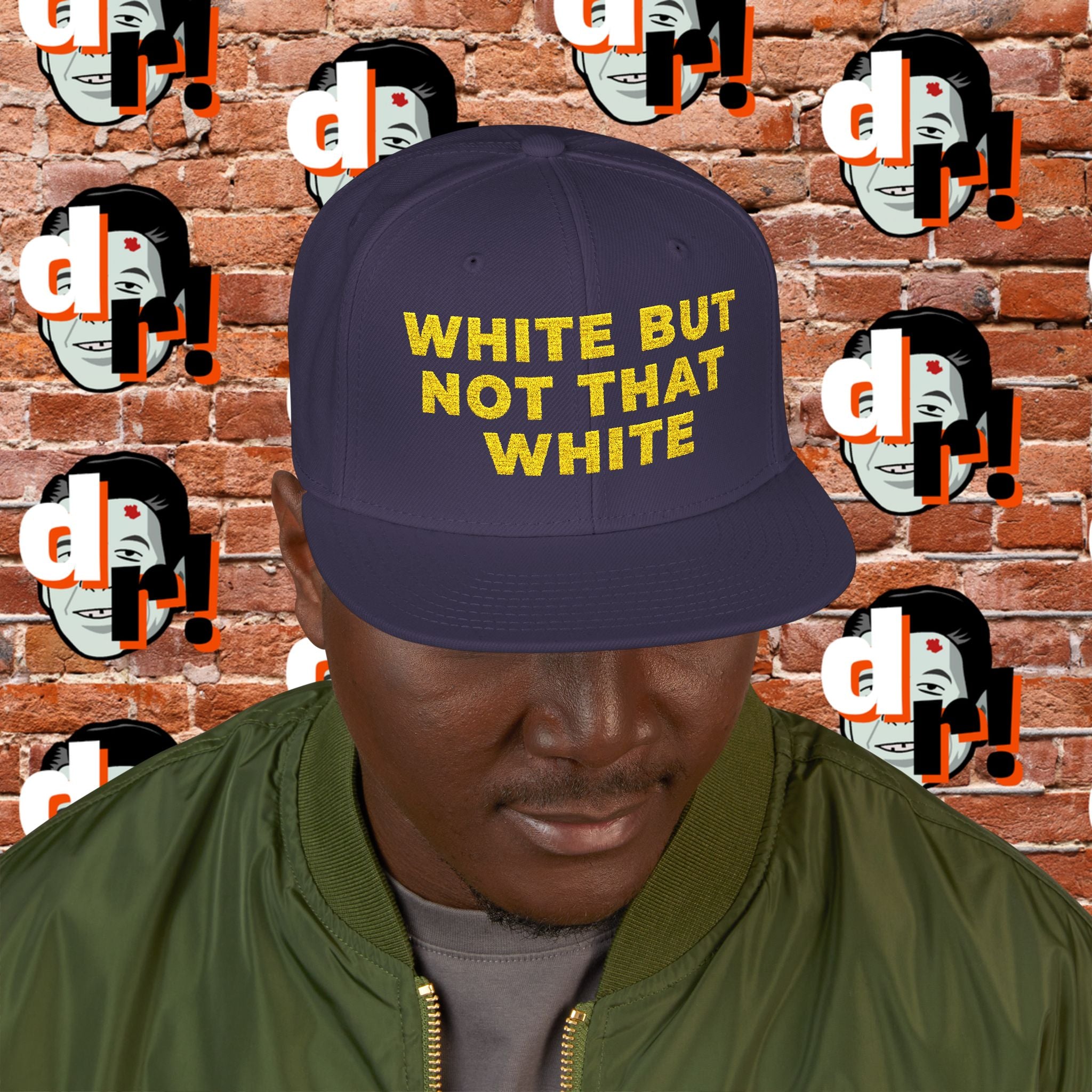White But Not That White (Yellow Letter) Snapback