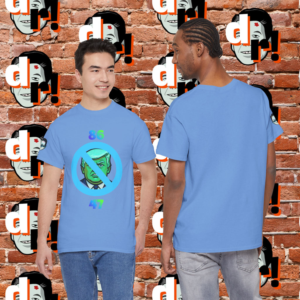 86/47 Lime & Blue Unisex Heavy Cotton Tee