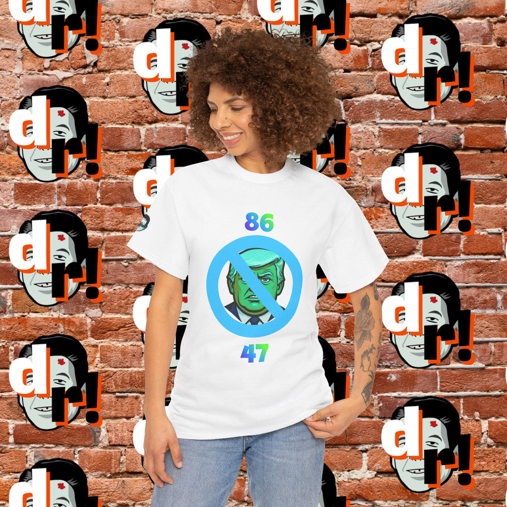 86/47 Lime & Blue Unisex Heavy Cotton Tee