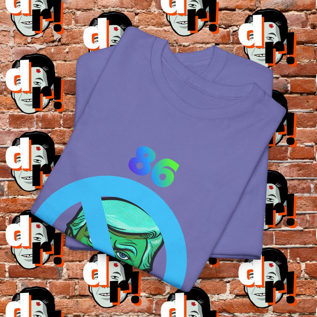 86/47 Lime & Blue Unisex Heavy Cotton Tee