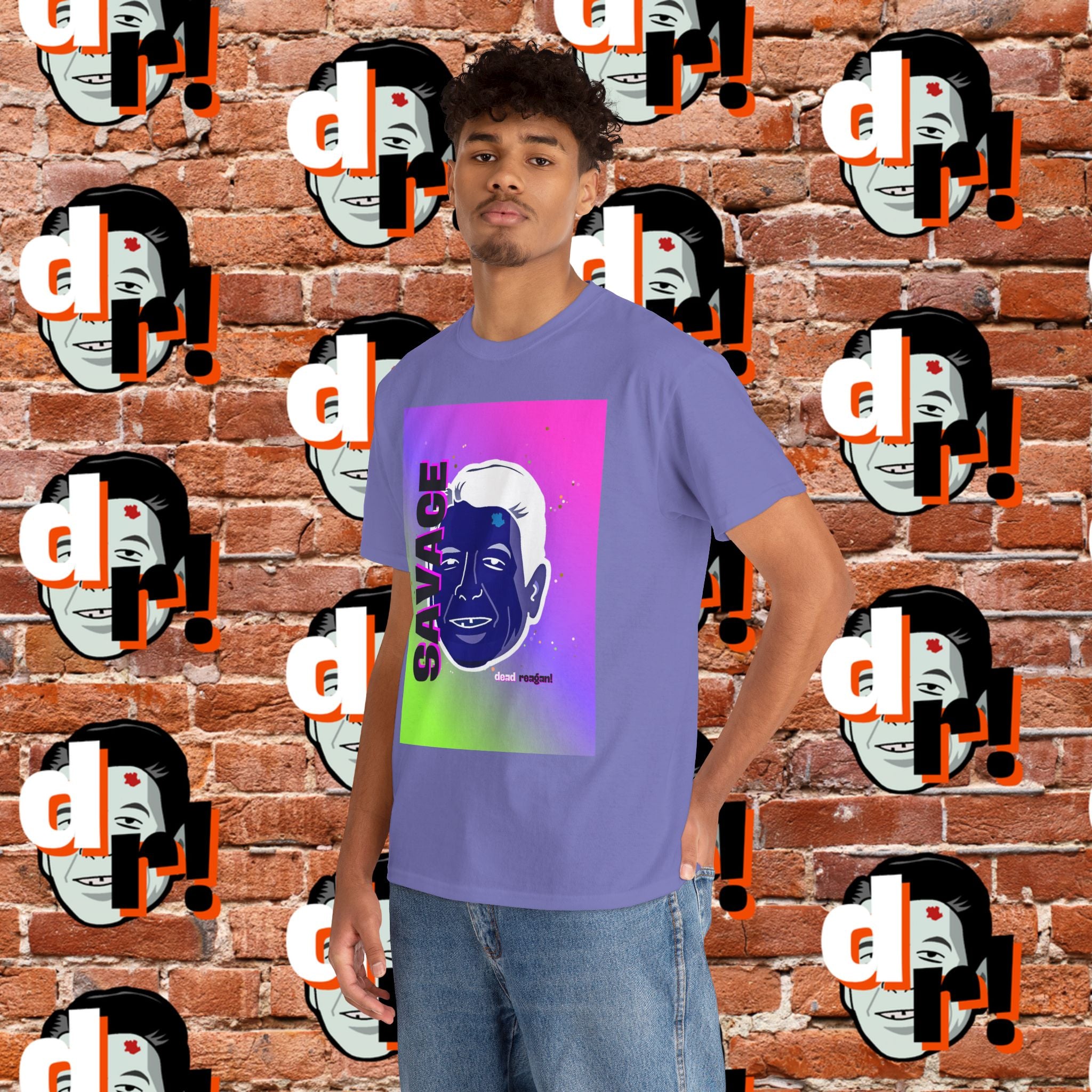 Savage Dead Reagan Graphic Tee Inverted