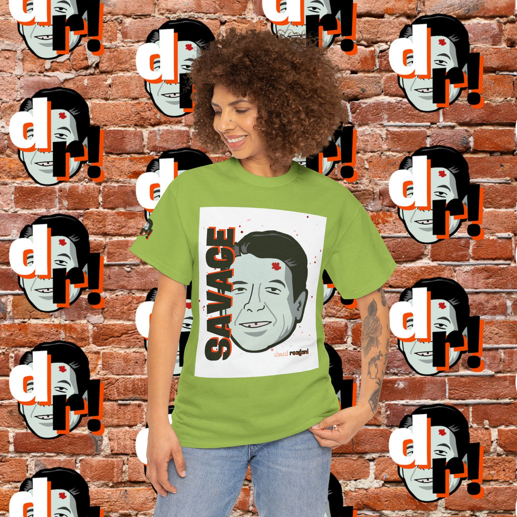 Savage Dead Reagan Graphic Tee White