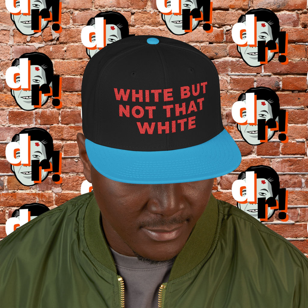 White But Not That White (Red Letter b/o) Snapback