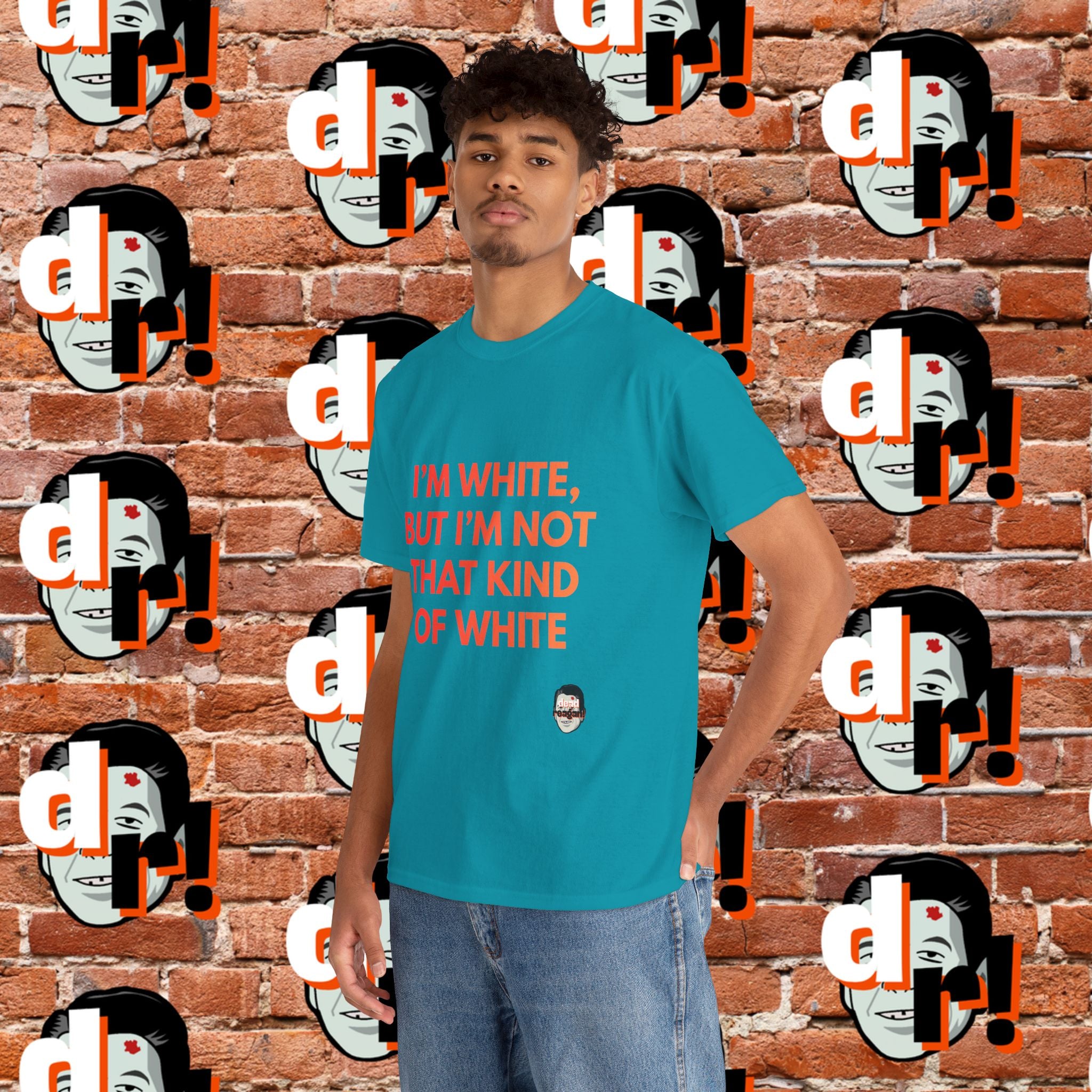 I’m White But… (Orange Gradient Letter) Unisex Heavy Cotton Tee