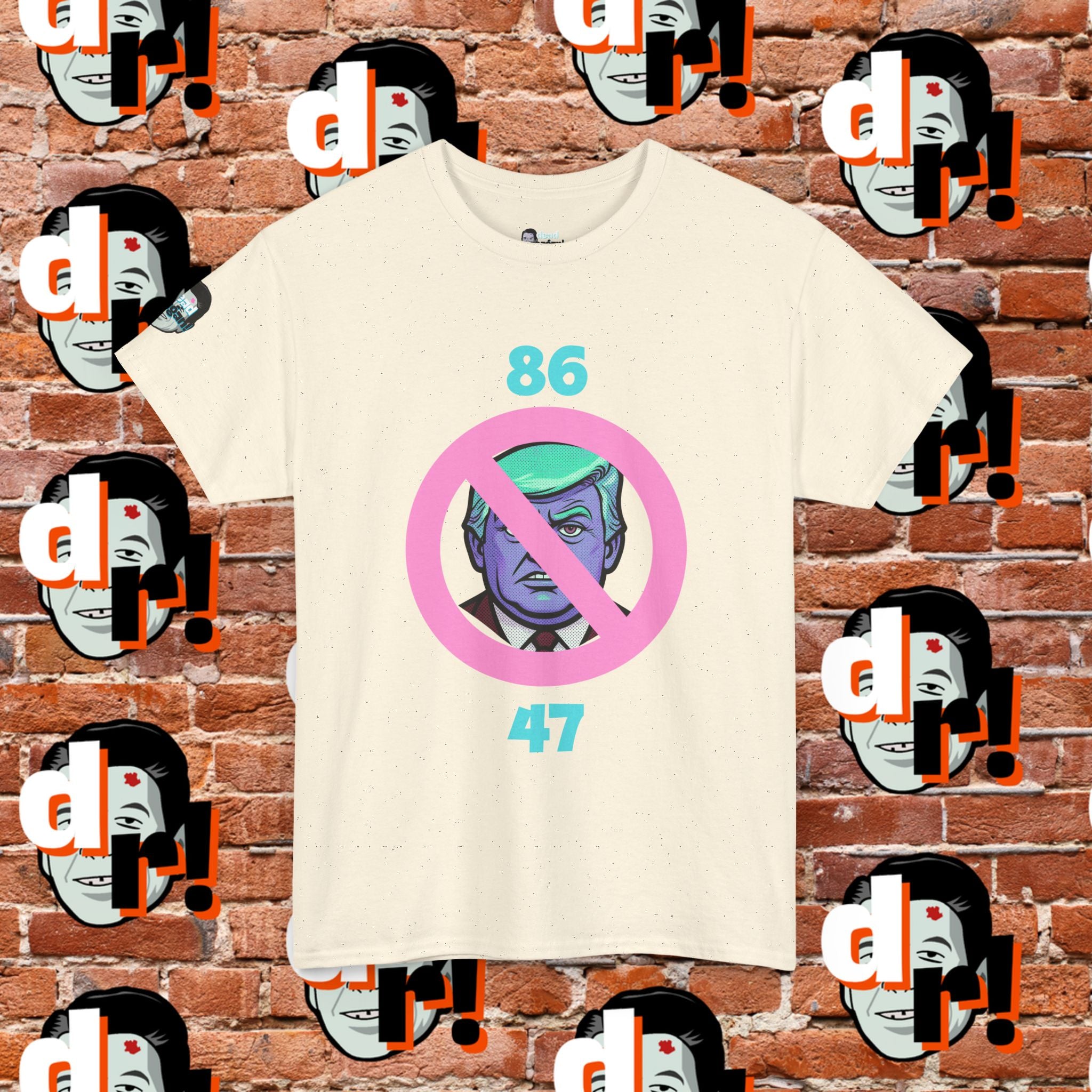 86/47 Teal & Pink Variant Unisex Heavy Cotton Tee