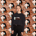 Antifa Wannabe Cropped Hoodie