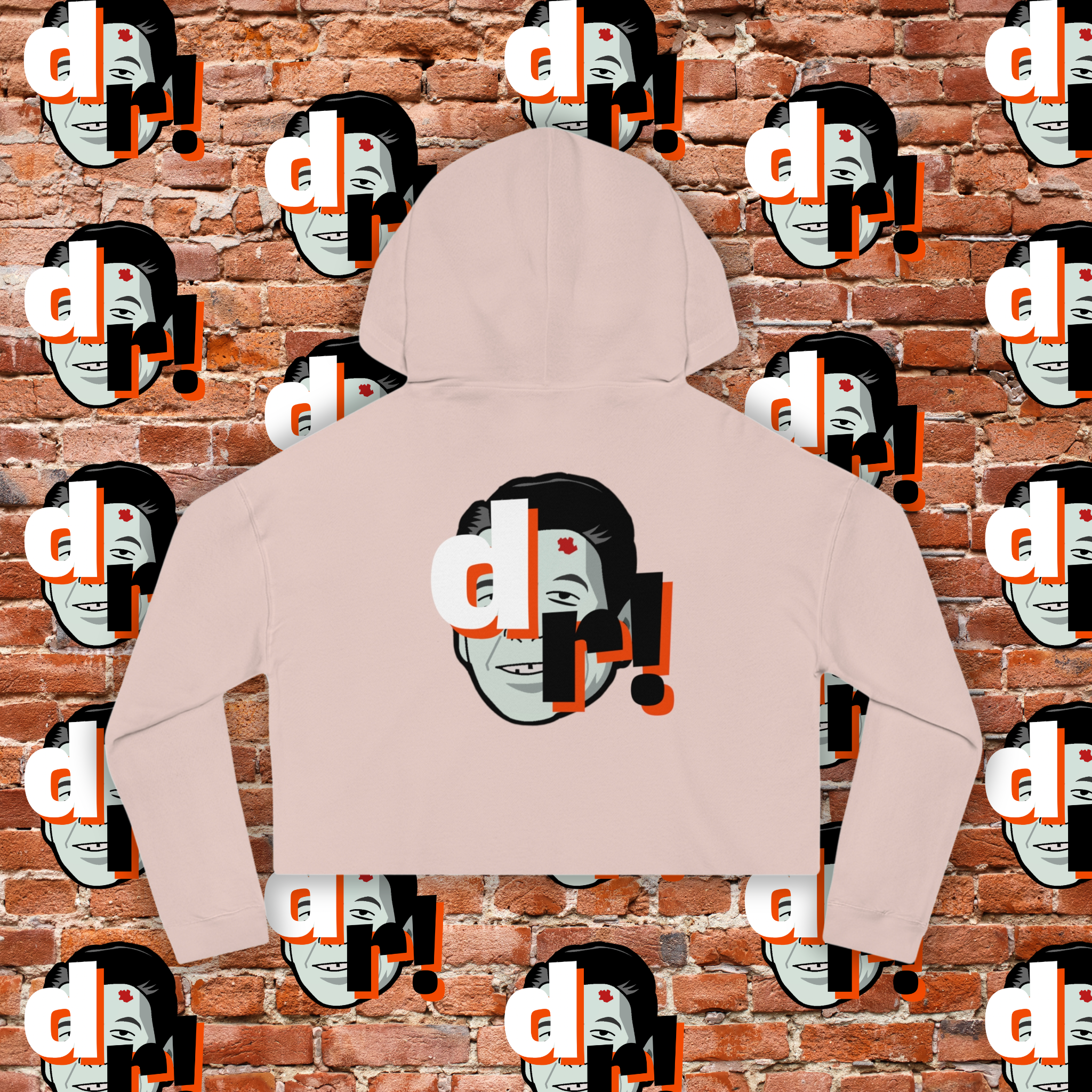 Antifa Wannabe Cropped Hoodie