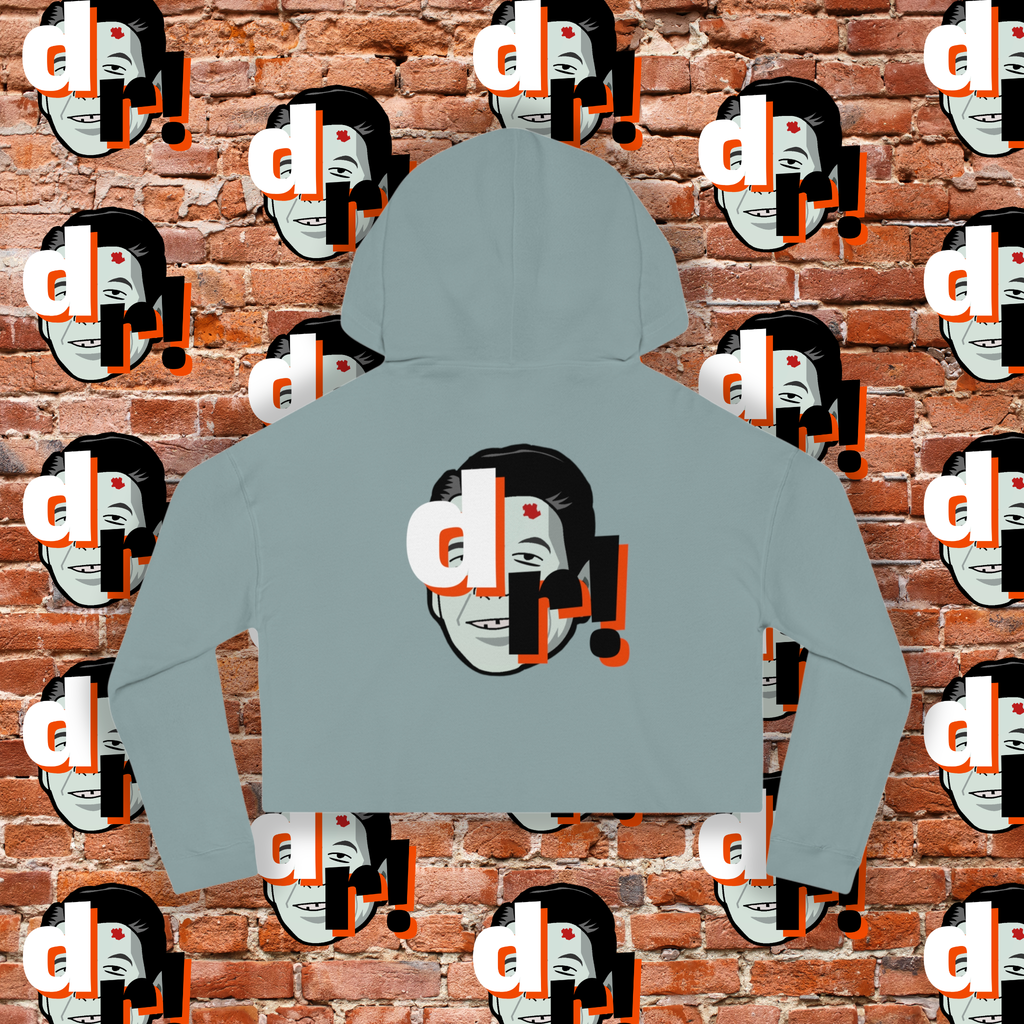 Antifa Wannabe Cropped Hoodie