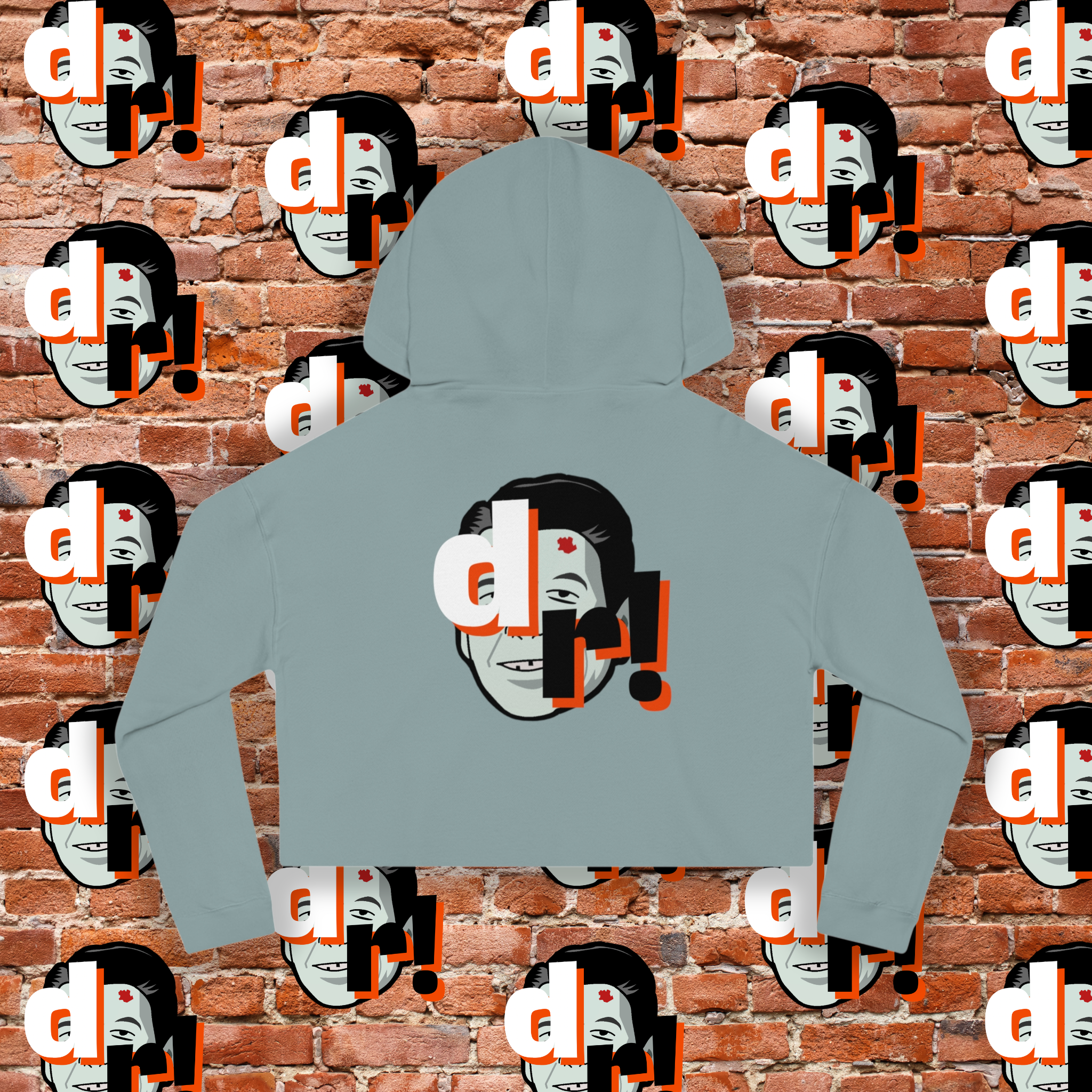 Antifa Wannabe Cropped Hoodie