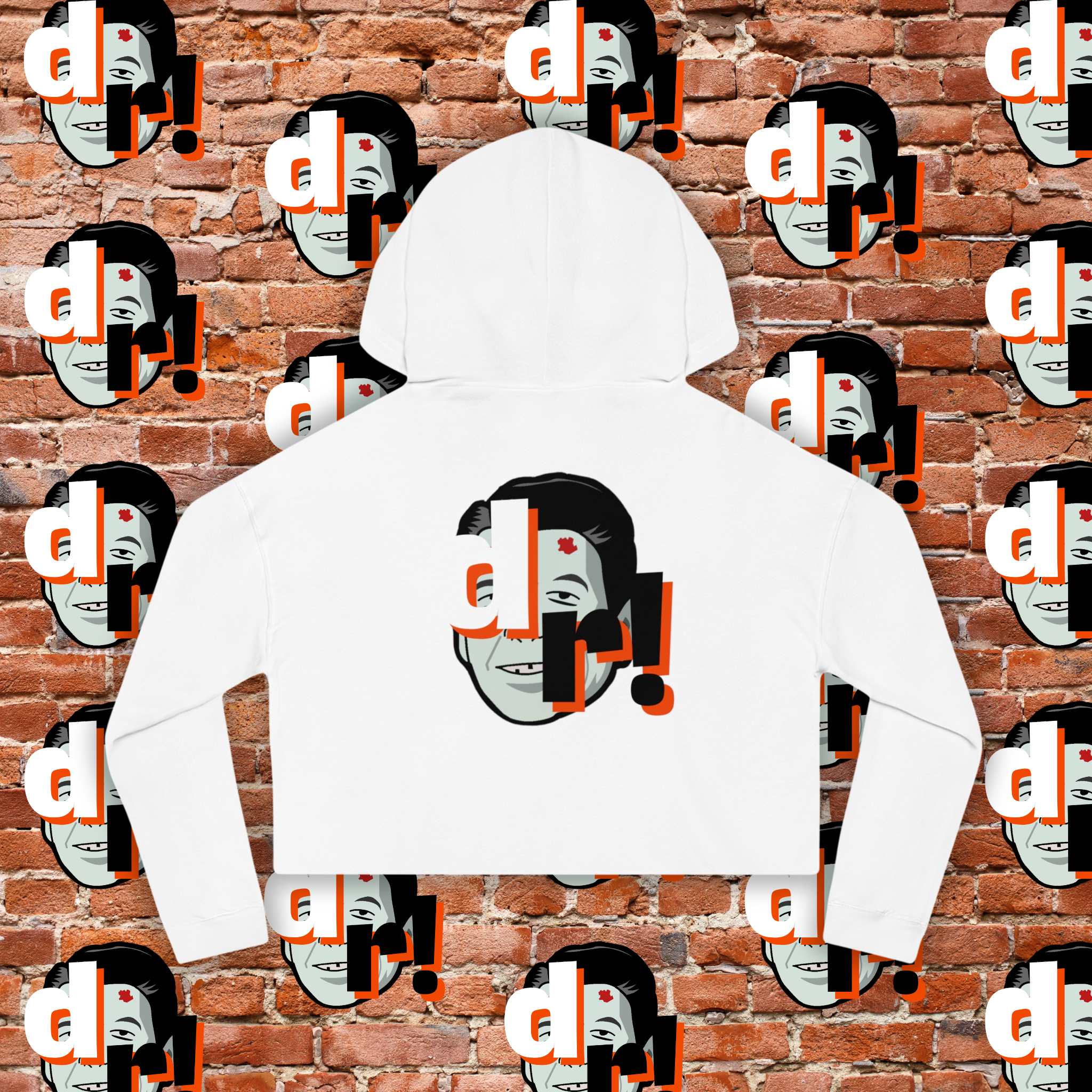 Antifa Wannabe Cropped Hoodie