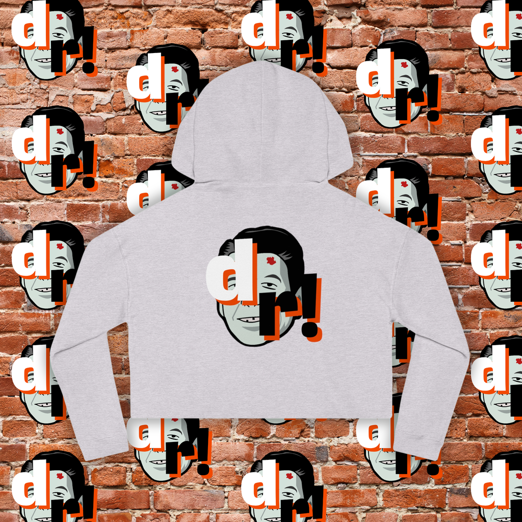 Antifa Wannabe Cropped Hoodie